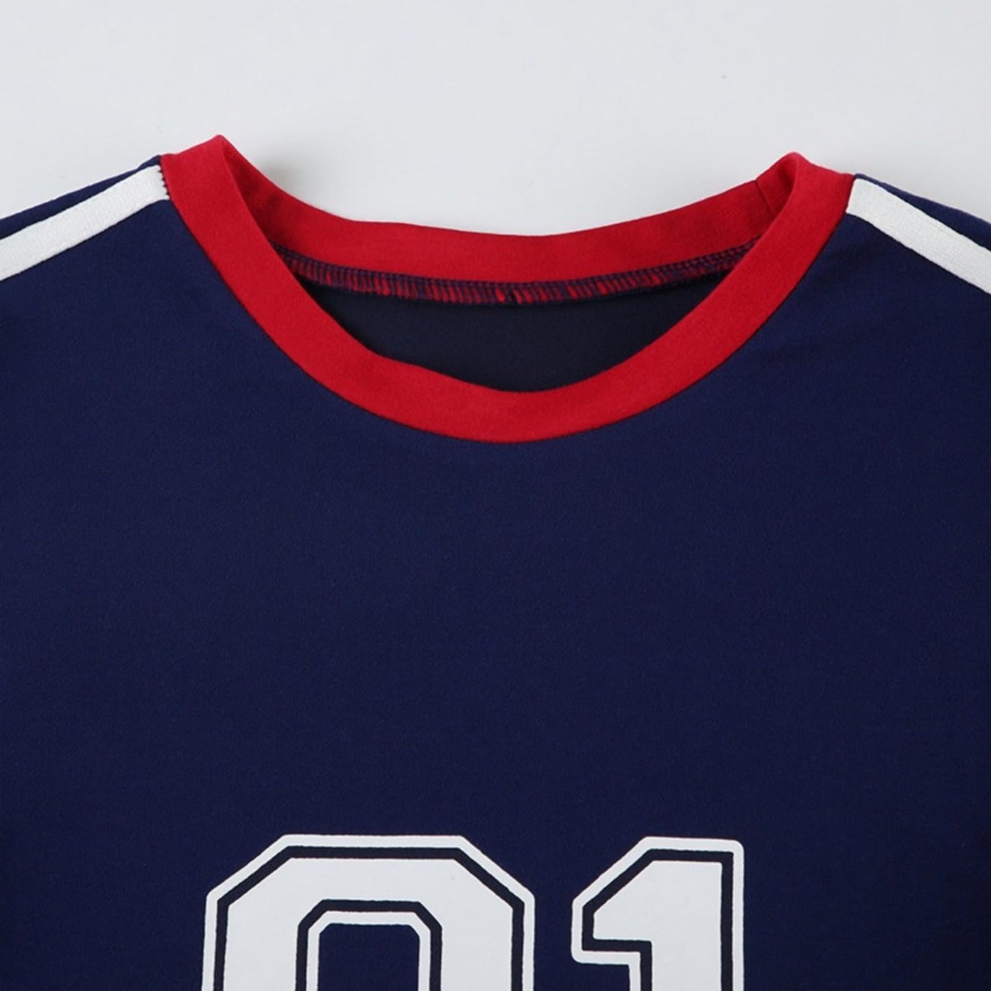 Hesaco Jersey Shirts for Women Jersey Top Number Shirts Jersey Crop Top Jerseys Y2k Number Top Long Sleeve Streetwear