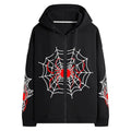 Hesaco Vintage Y2K Unisex Spider Hoodie