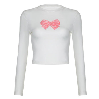 Hesaco Y2K Graphic Tees for Women - Baby Tees Grunge Sexy Cropped Tops