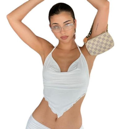 Hesaco Y2K Graphic Tees for Women - Baby Tees Grunge Sexy Cropped Tops
