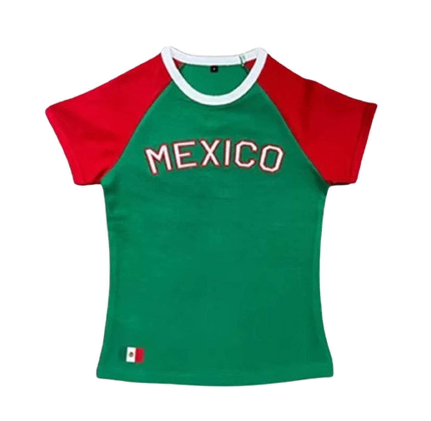 Hesaco Brazil Baby Tees Vintage Baby Tees for Women Brazil Shirt Y2k Tops Mexico Crop Top Jersey 2000s Summer Going Out Tops