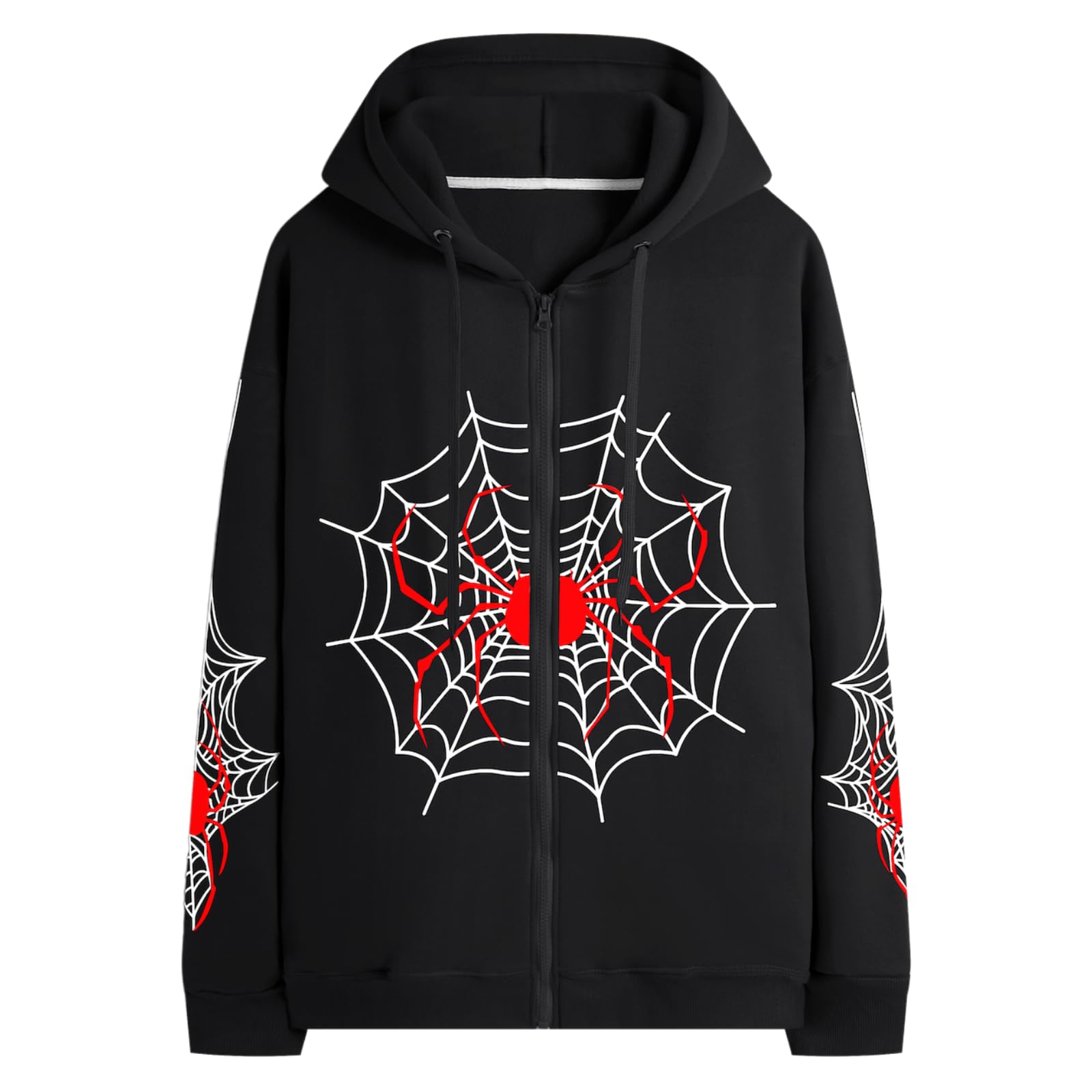 Hesaco Vintage Y2K Unisex Spider Hoodie