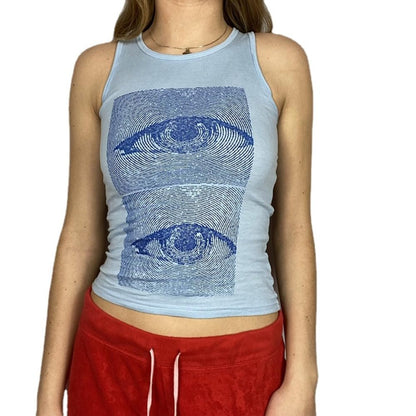 Hesaco Y2K Graphic Tees for Women - Baby Tees Grunge Sexy Cropped Tops