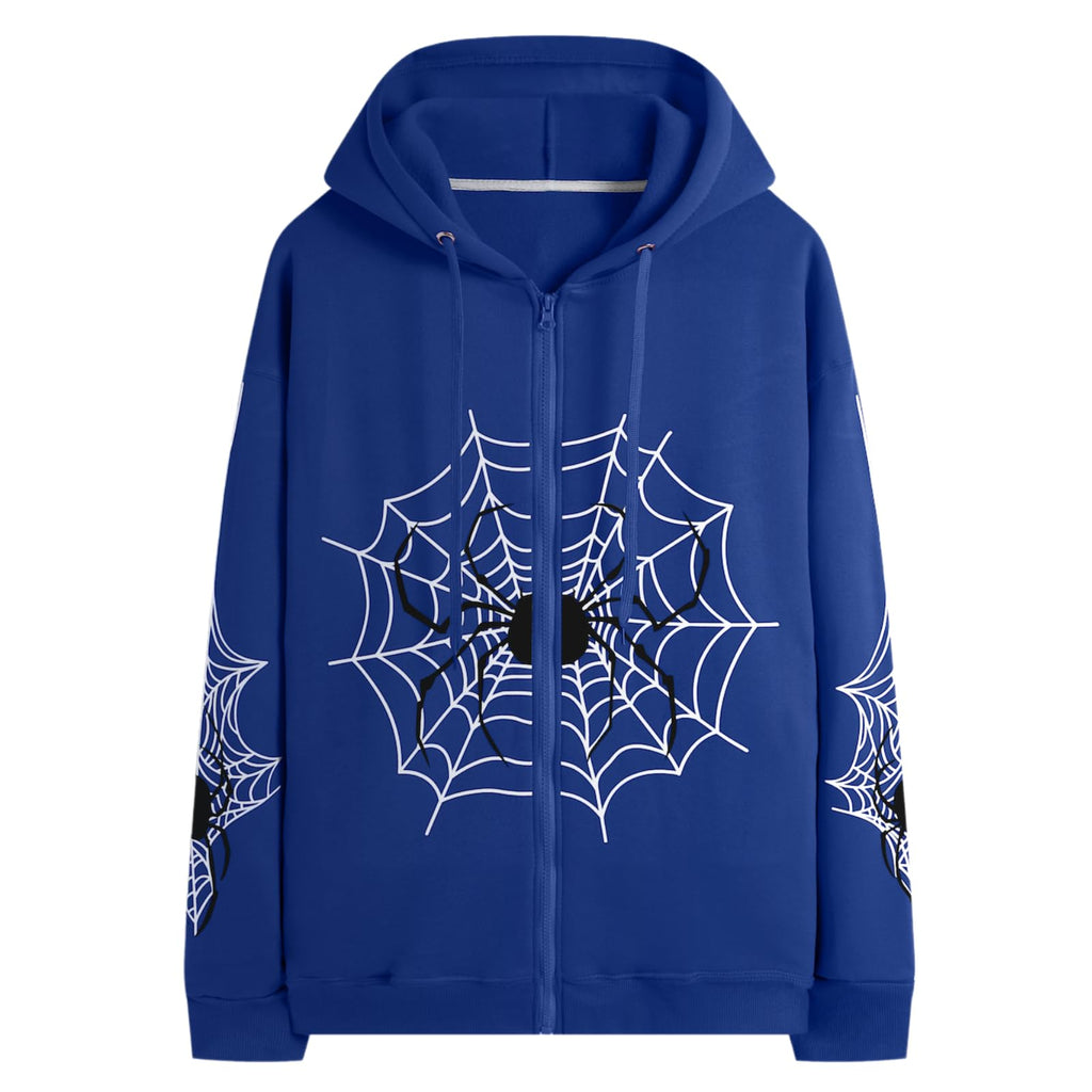 Hesaco Vintage Y2K Unisex Spider Hoodie