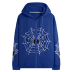 Hesaco Vintage Y2K Unisex Spider Hoodie