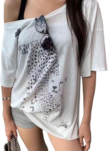 Off The Shoulder Cute Shirts Lip Print Tops
