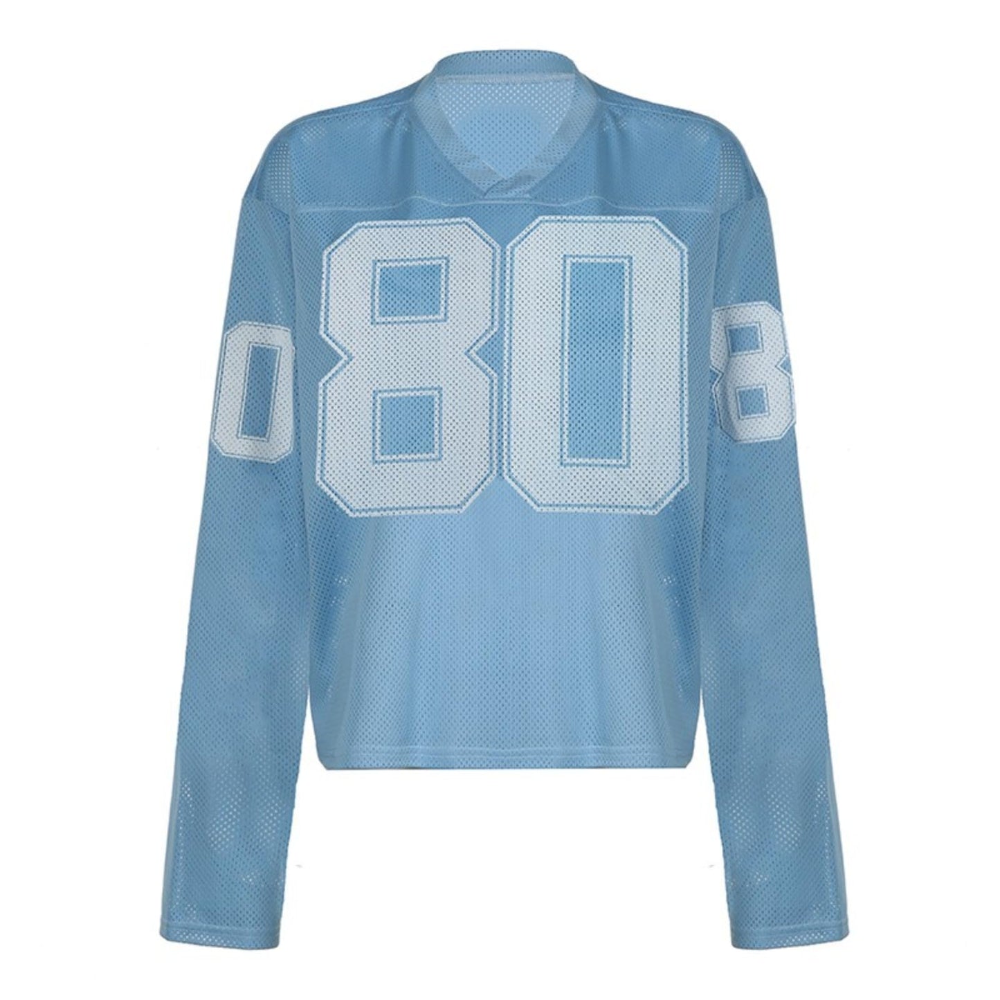 Hesaco Jersey Shirts for Women Oversized Jersey Jersey Top Jerseys Number Shirts for Women Y2k Streetwear Long Sleeve Shirts