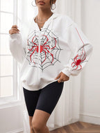 Hesaco Vintage Y2K Unisex Spider Hoodie