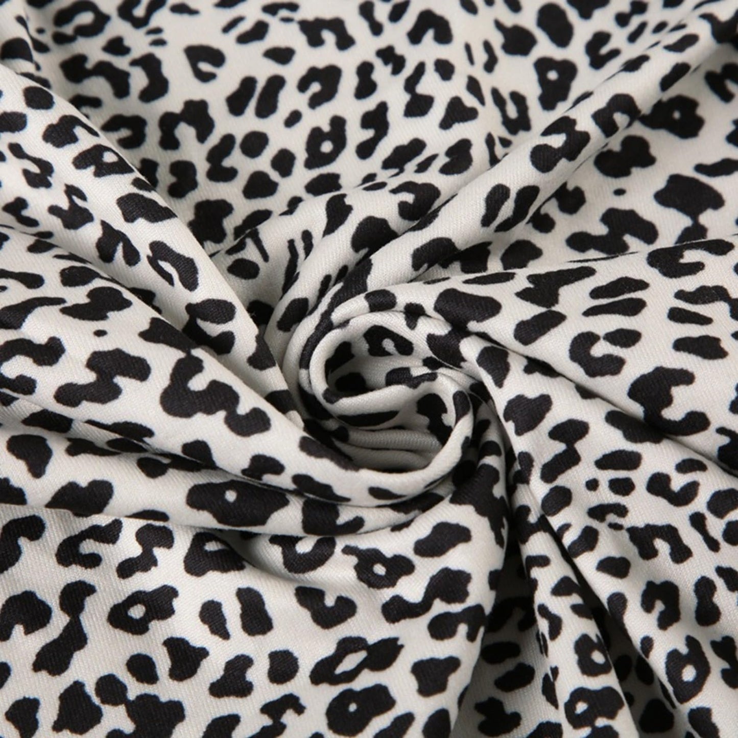 Hesaco Leopard Print Tops for Women - Off  Shoulder Top Cheetah Print Top Long Sleeve Crop Top Tie Knot Tops for Women Trendy