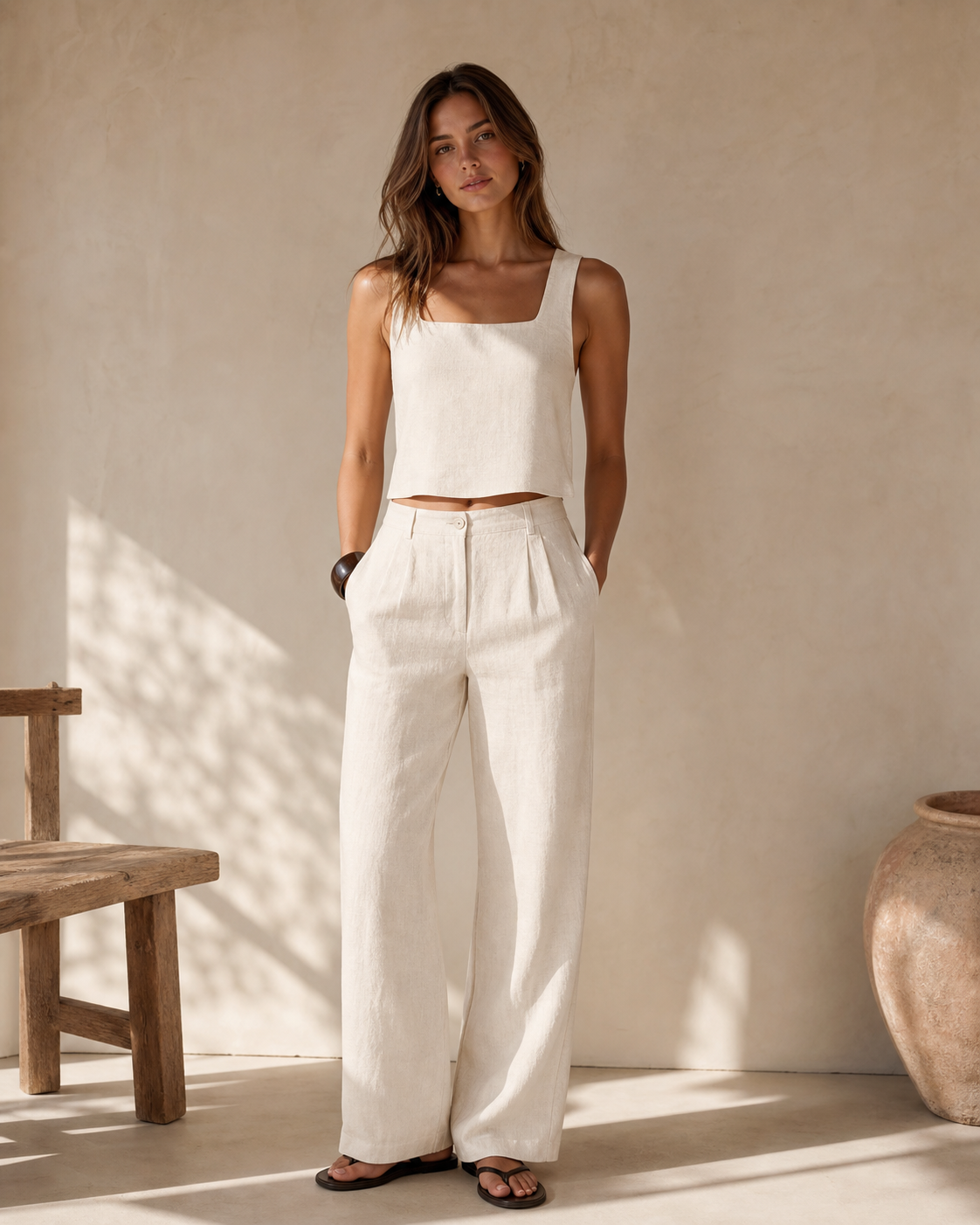 Solana Linen Co-Ord Set development sample